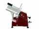 FAC S220 Roja - Cortadora de fiambre con  cuchilla de 220 cm - Afilador de serie - 185 W