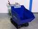 Carretilla de motor con orugas BullMach HELIOS 320 D - Caja dumper manual con capacidad de carga m&aacute;xima de 320 kg