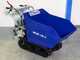 Carretilla de motor con orugas BullMach HELIOS 320 D - Caja dumper manual con capacidad de carga m&aacute;xima de 320 kg