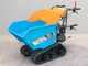 Carretilla de orugas EuroMech EM400H-Dump - Caja dumper con capacidad de 400 Kg