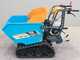 Carretilla de orugas EuroMech EM400H-Dump - Caja dumper con capacidad de 400 Kg