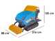 Carretilla de orugas EuroMech EM500L-Dump &amp; Shovel - Caja dumper hidr&aacute;ulica 500 kg con pala