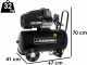 BlackStone LBC 50-30V - Compresor de aire el&eacute;ctrico - Dep&oacute;sito de 50 lt - motor 3 HP