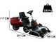 Tractor cortac&eacute;sped de corte frontal Castelgarden XQ 130 HD