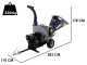 BullMach ZEUS 200 BH-LE - Biotrituradora de gasolina remolcable - Loncin 420cc con arranque el&eacute;ctrico