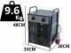 BullMach BM-EFH 9H - Generador de aire caliente trif&aacute;sico con ventilador - 9kW