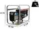 MOSA GE 7000 KBM AVR - Generador de corriente a gasolina con AVR 6.5 kW - Continua 5.4 kW Monof&aacute;sica - Motor Kohler CP CH440