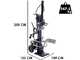 BullMach BM-LS-BS 16 V - Astilladora de le&ntilde;a de gasoil - Vertical B&amp;S CR950