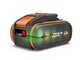 Worx Nitro WG749E - Cortac&eacute;sped autopropulsado de bater&iacute;a 2x20V/4Ah + gratis: 2x20V/4Ah - Corte de 46 cm