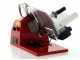 Seven Italy PS 300 PRO ROJA -Cortadora de fiambre con cuchilla de 300 mm - afilador de serie