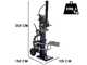 BullMach BM-LS-BS 22 V - Astilladora de le&ntilde;a de gasolina - Vertical - B&amp;S XR1450