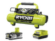 Ryobi R18AC-0 - Compresor de bater&iacute;a port&aacute;til - 18 V - BATER&Iacute;A Y CARGADOR NO INCLU&Iacute;DOS
