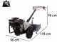 BullMach GEO 50 L - Motocultor de gasolina - Loncin C200F - 6.5HP