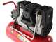 FIAC Super Silent 24 XS258 - Compresor de aire el&eacute;ctrico monof&aacute;sico silencioso, sin aceite - Motor 2 HP - 24 L