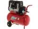 FIAC Super Silent 24 XS258 - Compresor de aire el&eacute;ctrico monof&aacute;sico silencioso, sin aceite - Motor 2 HP - 24 L