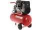 FIAC Super Silent 24 XS258 - Compresor de aire el&eacute;ctrico monof&aacute;sico silencioso, sin aceite - Motor 2 HP - 24 L