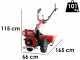 Diesse Minitriss - Motocultor di&eacute;sel - Vulcan V245 - 4.2HP