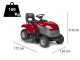 Castelgarden XD 150 - Tractor cortac&eacute;sped con salida lateral y plato de corte de 98 cm