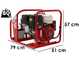 TecnoGen H8000 E/A - Generador de corriente a gasolina 5.8 kW - Continua 5.2 kW Monof&aacute;sica + ATS