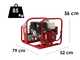 Tecnogen H8000 TE/A - Generador de corriente a gasolina con AVR 6 kW - Continua 5.4 kW Trif&aacute;sico + ATS