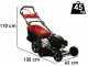 Cortac&eacute;sped de acero INOXIDABLE Marina Systems MX 57 3V - 3 marchas - Motor Honda GCVx 200