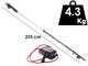 Zanon Tiger SL 38 - Tijeras el&eacute;ctricas de poda con p&eacute;rtiga - 50.4V 3.2Ah - 175/255 cm