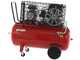 Fini Advanced MK 102-100-2M - Compresor de aire el&eacute;ctrico monof&aacute;sico de correa - Motor 2 HP - 100 L