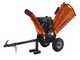 Wortex Drake D420/120L-E - Biotrituradora de gasolina - Motor Loncin G420F con arranque el&eacute;ctrico