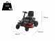 GeoTech-Pro Green-Kart 76 - Tractor cortac&eacute;sped de bater&iacute;a 48 V/50 Ah - salida lateral y mulching