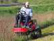 Tractor cortac&eacute;sped desbrozador el&eacute;ctrico CaRINO - Motor de bater&iacute;a 48V/200 Ah - Ancho de corte 110 cm