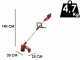 Einhell GE-LM 36/4in1 Li-Solo - Desbrozadora de bater&iacute;a multifunci&oacute;n - BATER&Iacute;A Y CARGADOR NO EST&Aacute;N INCLUIDOS