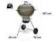 Weber Master Touch GBS C-5750 Smoke Grey - Barbacoa de carb&oacute;n