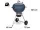 Weber Master Touch GBS C-5750 Slate Blue - Barbacoa de carb&oacute;n