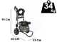 Hidrolimpiadora de gasolina Comet FDX2 CXD 10/220 - Motor Loncin G200FA
