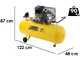 ABAC LINE B26B/150 CM3 - Compresor de aire el&eacute;ctrico monof&aacute;sico de correa - Motor 3 HP - 150 L