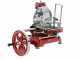 BERKEL B114 - Cortadora de fiambre de volante - Cuchilla de acero al cromo de 320 mm - Roja