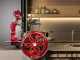 BERKEL B114 - Cortadora de fiambre de volante - Cuchilla de acero al cromo de 320 mm - Roja