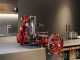 BERKEL B114 - Cortadora de fiambre de volante - Cuchilla de acero al cromo de 320 mm - Roja