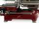 BERKEL B114 - Cortadora de fiambre de volante - Cuchilla de acero al cromo de 320 mm - Roja