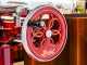 BERKEL TRIBUTE Roja - Cortadora de fiambre de volante - Cuchilla de acero cromado de 300 mm