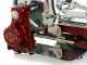 BERKEL TRIBUTE Roja - Cortadora de fiambre de volante - Cuchilla de acero cromado de 300 mm