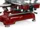 BERKEL TRIBUTE Roja - Cortadora de fiambre de volante - Cuchilla de acero cromado de 300 mm