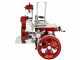 BERKEL TRIBUTE Roja - Cortadora de fiambre de volante - Cuchilla de acero cromado de 300 mm