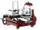 BERKEL TRIBUTE Roja - Cortadora de fiambre de volante - Cuchilla de acero cromado de 300 mm