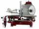 BERKEL TRIBUTE Roja - Cortadora de fiambre de volante - Cuchilla de acero cromado de 300 mm