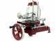 BERKEL TRIBUTE Roja - Cortadora de fiambre de volante - Cuchilla de acero cromado de 300 mm