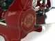 BERKEL TRIBUTE Roja - Cortadora de fiambre de volante - Cuchilla de acero cromado de 300 mm