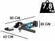 Makita DG001GT105 - Ahoyador de bater&iacute;a - 40V 5Ah - BROCA NO INCLUIDA