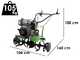 Motoazada Agri 102 con fresa 95 cm - Motor di&eacute;sel de 296 cc