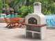 Palazzetti Easy Medium con base - Horno de le&ntilde;a de exterior - Con c&aacute;mara 77x65
